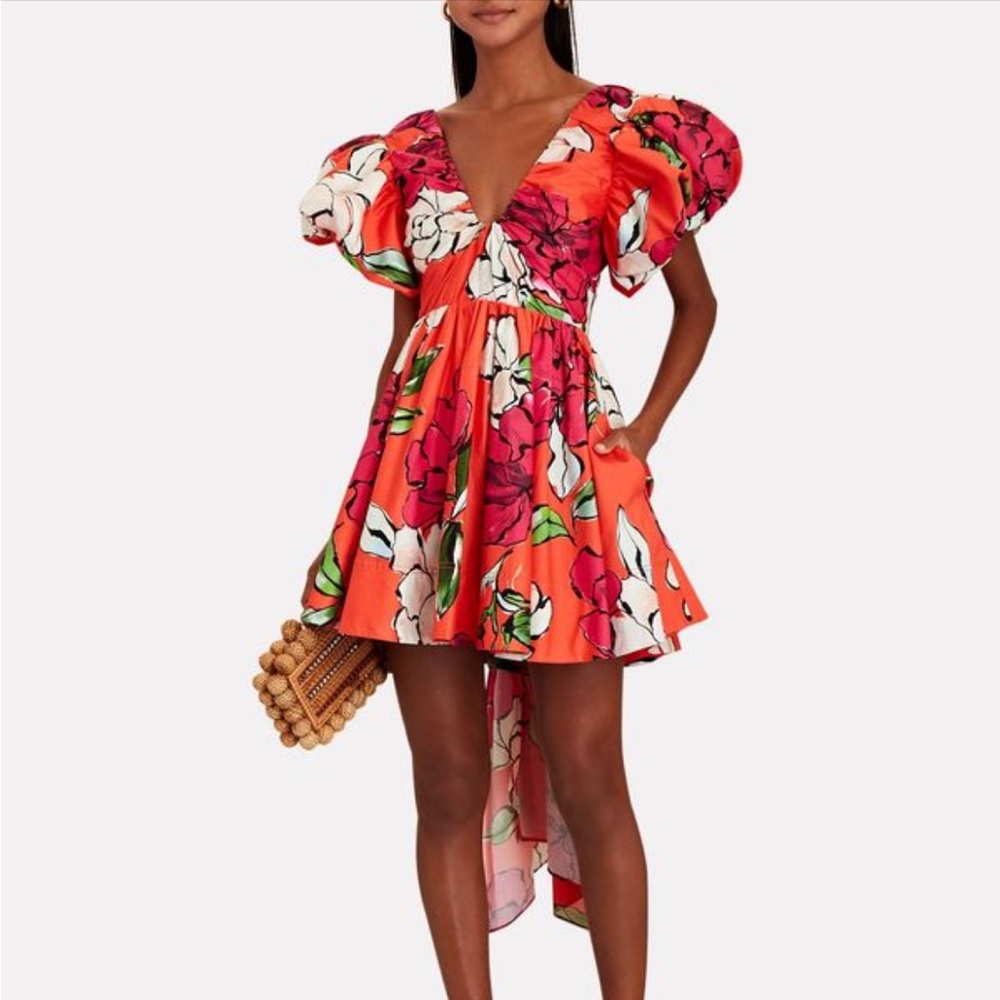 Aje Gretta Bow-Detail Floral Mini Dress in size 8. New with tags.